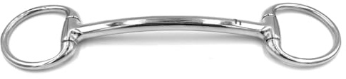 Equine Smile ES0155 Olive Head Bar Bit Stainless Steel Ring Diameter 55 mm Bit Thickness 14 mm (11.5 cm)
