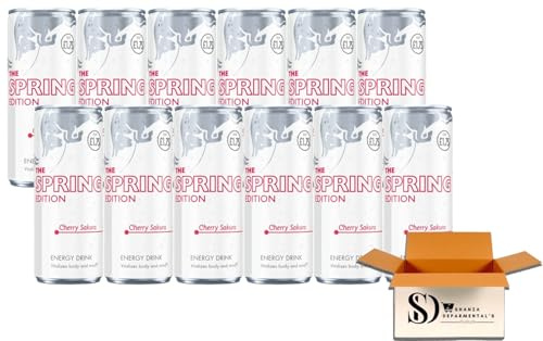 Spring Edition Cherry Sakura 250ml Cans – Limited Seasonal Energy Drink (Pack of 12)