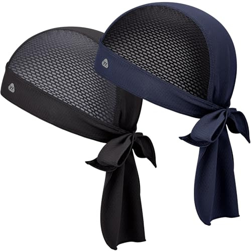 YANIKY Bandana de sport avec protection de la nuque allongée, foulard pour homme et femme, respirant, multipack comme sous-cagoule, Durag pour l'extérieur, la course à pied, le travail