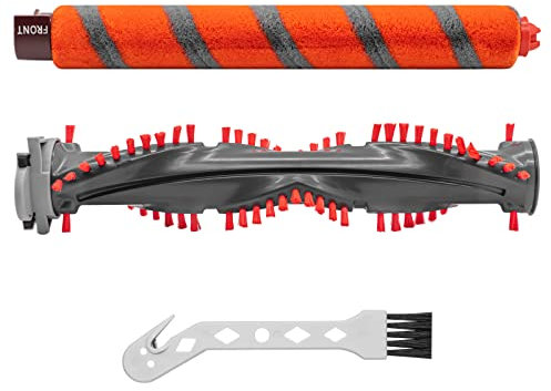 Coodss Replacement Roller Brush Kit Compatible with Shark NV800,NV800W,NV801,NV801Q,NV803,UV810,HV380,HV381,HV382,HV384 Vacuum Cleaner (1 Soft Roller Brush + 1 All-Surface Roller Brush)
