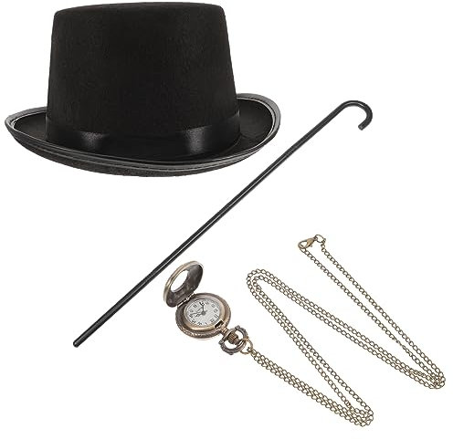 COLLBATH 1 Satz Hut Für Halloween-Party Detektiv Verkleiden Sich Rollenspielset Der Polizei Detektiv-Requisiten Detektiv-Rollenspiel Sherlock-Halloween-kostüm Stoff Cosplay Werkzeugkasten