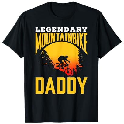 Padre legendario de Mountainbike Mountainbiker Mountain Bike Dad Camiseta