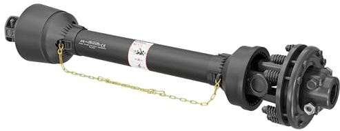 WilTec Arbre Transmission T4 cardan - Longueur 900-990 mm / 2X 1 3/8 6 Dents & Embrayage / 460 Nm / 540 TR/Min / 40 KW (55 CV) - Prise de Force agricole