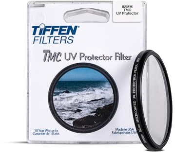 TIFFEN MULTICOATED UV Protection Filter Made in USA (82MM)