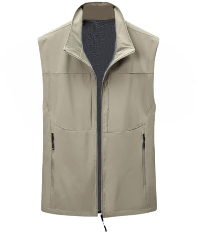 Sommer Outdoor Sport Weste Mesh Atmungsaktiv Safari Weste Mit Vielen Taschen Für Jagd Angeln Camping Anglerweste Herren Damen Angelweste Mesh Back Weste zum Angeln Jagd Wandern Camping Fotografie