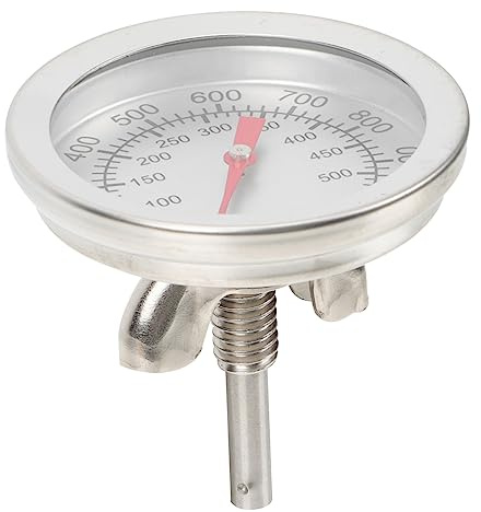 UTHCLO Termómetro para Horno y Barbacoa Inoxidable Medidor Analógico de Temperatura de Accesorio de Cocina Preciso para Horneado y Parrilla