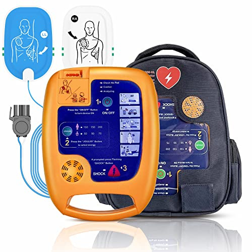 AED Automatic External Defibrillator Portable Emergency Device Suitable for Home Use in Gyms, Subways, and Companies