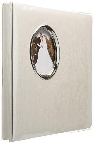 WEDDING PHOTO ALBUM - HOLDS (100) 5x7 and (4) 8x10 PHOTOS Album Size 10-1/2 x 11-1/2