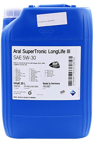 Aral 20472 Motoröle für Schwere Lkw, 20L Volumen