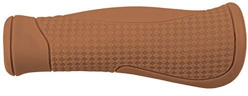 M-Wave Cloud Base 2 Poignée de vélo Confortable et Ergonomique, Bonne Prise en Main, Longueur 130 mm, Marron Unisexe-Adulte
