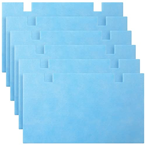 Tallew 6 Pack RV A/C Replacement Air Filter MERV 6 Rated Air Conditioner Filters Compatible with Duo Therm Air Conditioner 3313107.103/3105012.003 Camper AC Filter for Cleaner Air(Blue)