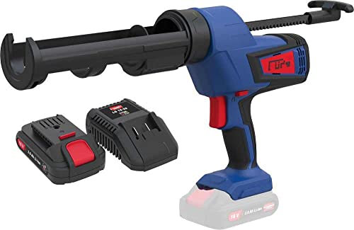 Akku Silikonpistole Silikonspritze 18V mit Akku 2.0 Ah/Ladegerät für Güde 18V E³ Akkusystem