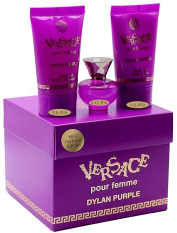 Versace pour femme Dylan Purple Set EDP 5 ml + Bath and Shower Gel 25 ml + Body Lotion 25 ml