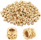 Jeffdad 100 Pcs M3 Threaded Insert, M3x4x5mm Heat Seat Inserts, 3D Printing Knurled Brass Insert Nuts for Plastic
