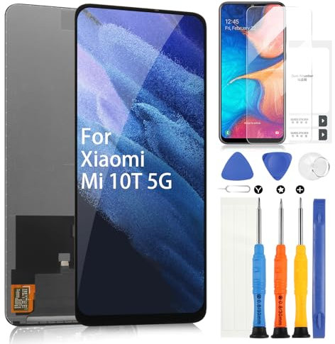 LCD Bildschirm für Xiaomi Mi 10T 5G/ 10T PRO 5G Bildschirm Ersatz für Xiaomi Mi 10T 5G M2007J3SG M2007J3SP 6,67 LCD Display Touchscreen Digitizer Full Assembly mit Reparatur