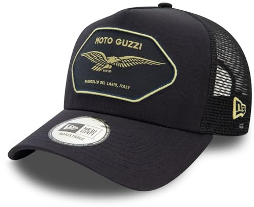 New Era A-Frame Mesh Trucker Cap - Moto Guzzi Navy