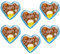 iZoeL 6 STK Oktoberfest Anstecker Pin, O'Zapft is'' im Lebkuchenherzen Design Oktoberfest Deko Accessories Damen Herren für Oktoberfest Fasching Geburtstag Firmenfeier Junggesellenabschied