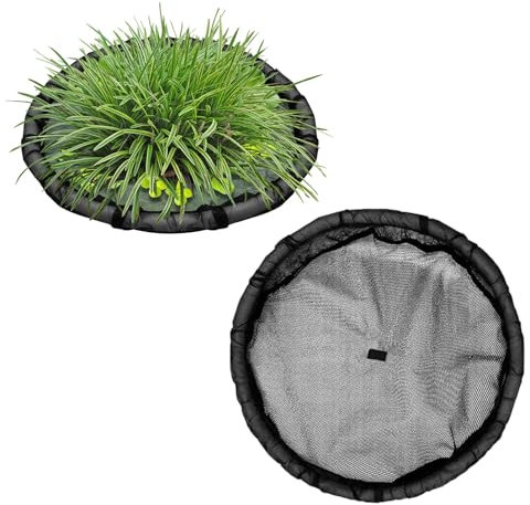 2 Stück Teich Pflanztopf Schwimmend, Teichpflanzenschutz, 45 cm Schwimmender Pflanzenschutz Für Seen, Schwimminsel Teich, Schwimminsel Für Teichpflanzen, Wassergärten Gartenteiche Mit Fischbesatz