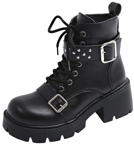 Scarpe Termiche Donna Stivali Bianchi Eleganti Pelle Antiscivolo per E Lacci sotto Motivo Stampato a metà Polpaccio Stivali Texani Donna Stivaletti da Lunghi con Pelliccia