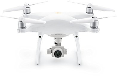 DJI Drohne P4P PRO + V2.0 - EU Modell, Video 4K/60fps und Fotos mit Burst-Funktion je 14 Fps, Integrierte Fernbedienung - weiß