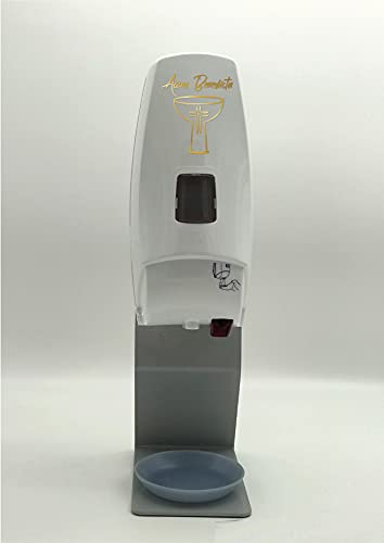 Dispensador automático para Agua Bendita de sobremesa. Diseño 1 Logo Color Dorado