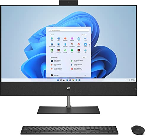 HP Pavilion All in one PC | 31,5 4K UHD-Bildschirm | Intel Core i7-12700T | 32 GB DDR4 RAM | 2 TB SSD | NVIDIA GeForce RTX 3050 Ti | Windows 11 Home | QWERTZ Tastatur | schwarz