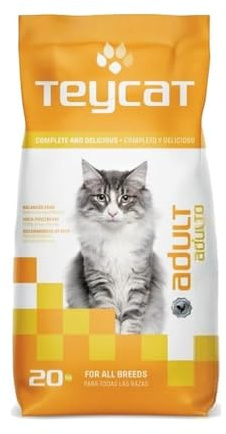 Pienso para Gatos TEYCAT. Alimento Completo para Gatos Adultos (20kg)