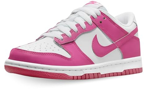Nike FB9109-102 Nike Dunk Low (GS) Homme White/Laser Fuchsia EU 38.5