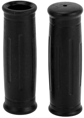 TUCKBOLD Bike Handlebar Grips Covers 85mm Long Lightweight | Cycling End Grip Protector Black 1 Pair