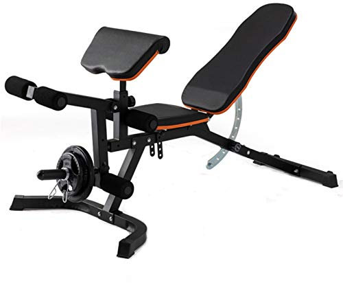 Bänkpress Viktstång Bänkpress Bänk Styrketräning Multifunktionell sit-ups Bänk Heavy Duty Hantelbänk Hemträningsutrustning för helkroppsträning