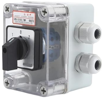 1 pz SZW26/LW26-20 D202.2 20A Interruttore di commutazione universale rotativo a 2 poli personalizzato con scatola impermeabile e sigillata