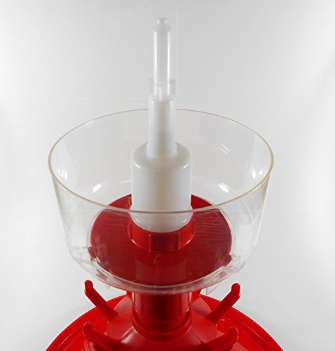 Rotierende Abtropfständer aus Kunststoff 81 Flaschen Flaschenbaum und Flaschenspüler zum Reinigen der Bierflaschen mit manuellem Druck