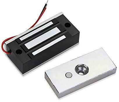 NN99 Serrure magnétique électronique 60 kg Système de contrôle d'accès Serrures de porte électromagnétiques à une seule porte 12 VDC