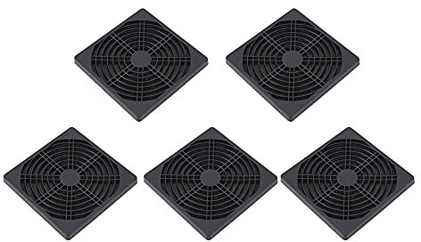 5 Stück Lüftergitter 60 mm 80 mm 90 mm 120 mm Gehäuselüfter Staubschutz Lüfter aus Kunststoff Filter Staubfilter Lüfter Gitter Schutz for Desktop-Computer