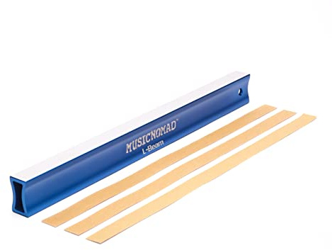 MusicNomad Fret Leveler - Leveling (L-Beam) 17.6 (45cm) for Acoustic and Electric Guitars (MN811)