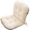 Generisch 2er Set Stuhlauflage Niedriglehner, Verdicken Weich Stuhlkissen Mit Rückenlehne Sitzkissen, Rückenkissen Mit Bänder, Polsterauflage Gartenstuhl Auflage fur Outdoor Küche,Beige,1 Pack