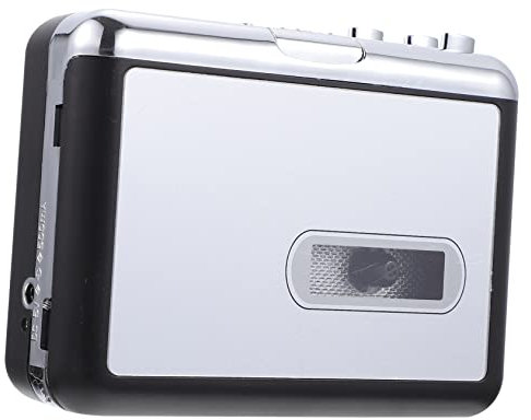 CONGARTENO Lettore Musicale Con Movimento Metallico Convertitore Usb Da Cassette Riproduzione e Conversione Audio Senza Batteria Supporta Segmentazione Manuale e Automatica Lettore Cassette