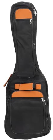 Kisangel Gitarrentasche Für E-Gitarre Gepolsterte Tragetasche Mit Reißverschluss Und Tragegriff Schützender Koffer Für Instrumententransport Geeignet Für Akustikgitarre Und Ukulele