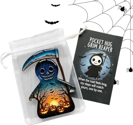 CGACCSD Carte da tasca per Halloween di conferma | Biglietti positivi per amici | Idee regalo per Halloween viaggi lavoro riunioni studenti laureati colleghi