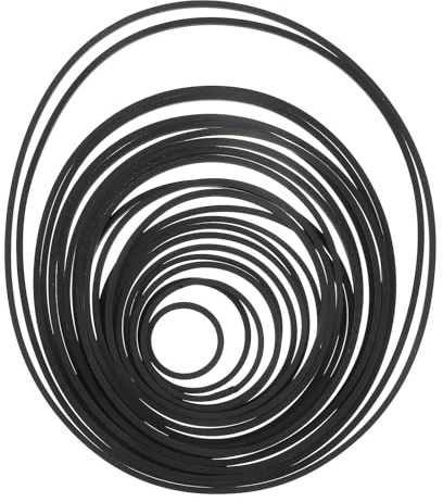OFFIGAM Gummiriemen für Tonbandmaschine Reparatur 1,5 Mm² Flachriemen 25 135mm Ersatzgürtel für Recorder und Tragbare Audiogeräte