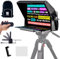 TELEPROMPTER PAD iLight PRO 12 Made in EU - Teleprompter robusto in metallo con telecomando e APP (iOS Android Windows Mac) - Portatile senza assemblaggio compatibile con iPad tablet DSLR smartphone