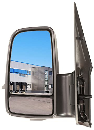 BESTPRICE 1x Elektrischer Außenspiegel links beheizbar Seitenspiegel konvex mit Weitwinkelspiegel mit Weitwinkelspiegel Kompatibel mit MERCEDES-BENZ SPRINTER 3, 5-t Bus (B906), SPRINTER 3, 5-t Kasten