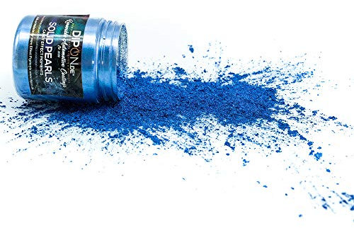 Epoxidharz Farbpigmente Deep Metal Blue Blau Pearl für Giessharz Beton Seifenfarbe Farbpulver für Nail Art UV Gel Autolack Flüssiggummi Metallic Perlglanz Effekt Schimmer Pulver Pigmente (25 Gramm)