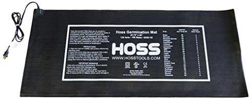 Hoss Germination Mat | 100 Watt | 20.75 x 48 | Heavy-Duty Seed Starting Mat | UL Listed for Safety