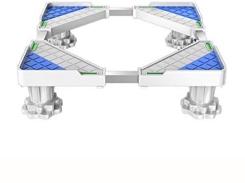 Waschmaschinen-Trockner-Kühlschrankständer Beweglicher Sockel - Waschmaschinen-Untergestell Multifunktionaler Trolley-Füße Bewegliches verstellbares Teleskop-Kühlschrank-Ständerrad für Trockner-Kühl