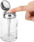Nagellackentferner-Pumpe, 80 Ml, Glas, Professioneller, Herunterdrückbarer Pumpspender, Nachfüllbarer One-Touch-Nagelkunstentferner-Spender für Alkohol, Aceton,