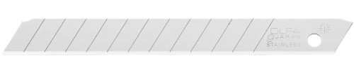 OLFA 9282 AB-50S 9mm Stainless Steel Snap-Off Blade, 50-Pack