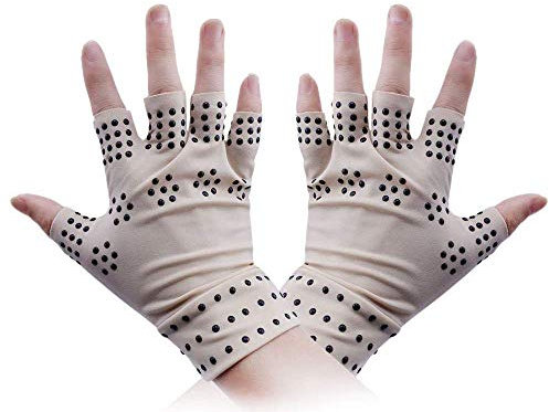 Arthrose Handschuhe Magnet, Fellibay Anti Arthritis Gesundheits Kompressionshandschuhe Damen Handschuhe 1 Paar