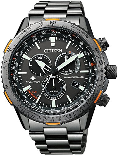 CITIZEN CB5007-51H Radiocontrolado Crono Pilot Acero para Hombres