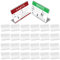 Tischaufsteller, Visitenkarten Display, 40pcs Acryl Preisschilder zum Aufstellen Namensschilder Tisch Aufsteller Schild Mini Schild Display Namenskarten Halter Visitenkarten-Display (6 * 4 cm)
